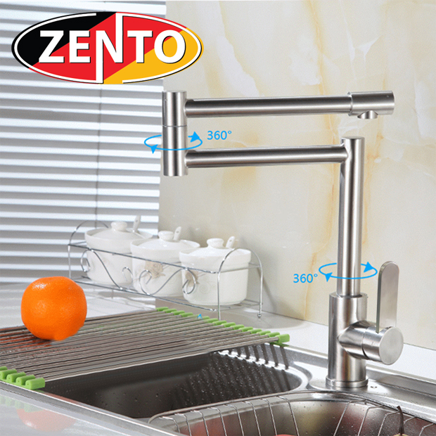 Bộ vòi rửa bát nóng lạnh inox 304 Zento SUS5568-1